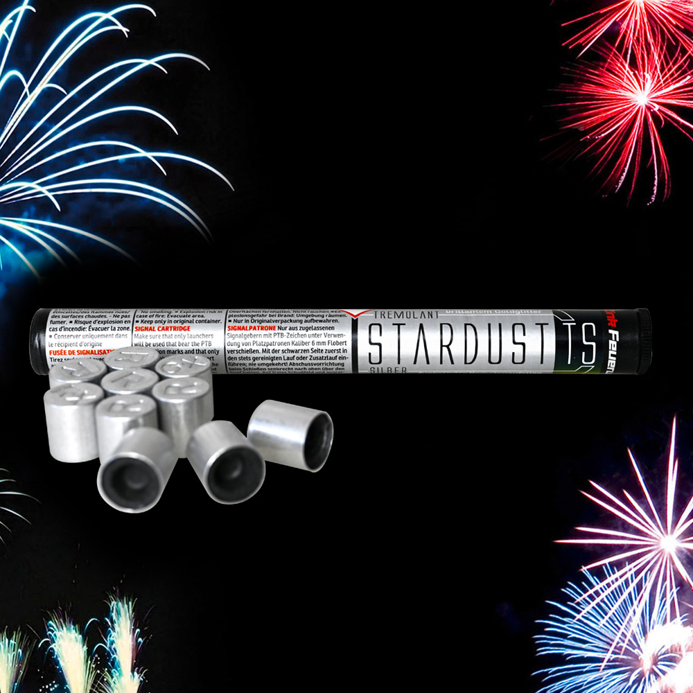 Zink Feuerwerk Stardust TS 10 Schuss Signalsterne fr Schreckschusswaffen