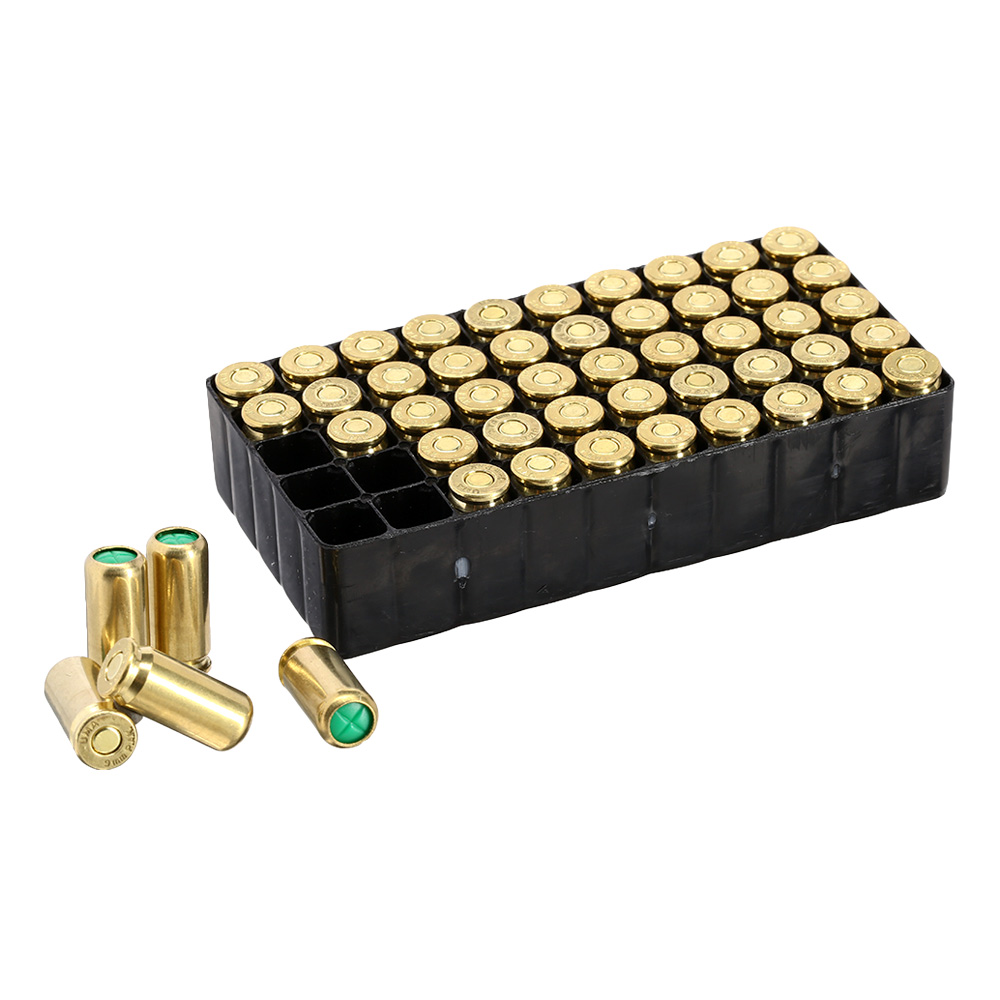 Umarex Knallpatronen Messinghlse 9mm P.A.K. 50 Stck Bild 1