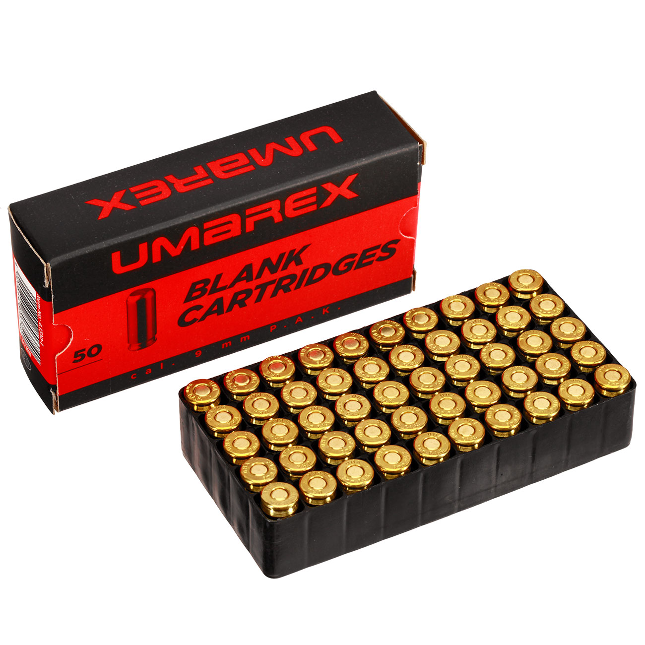 Umarex Knallpatronen Messinghlse 9mm P.A.K. 50 Stck Bild 7