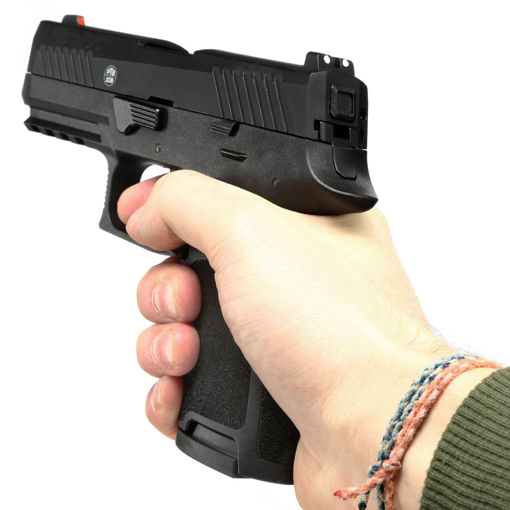 Sig Sauer P320 Schreckschuss Pistole 9mm P.A.K. schwarz inkl. 100 Schuss Platzpatronen Bild 8