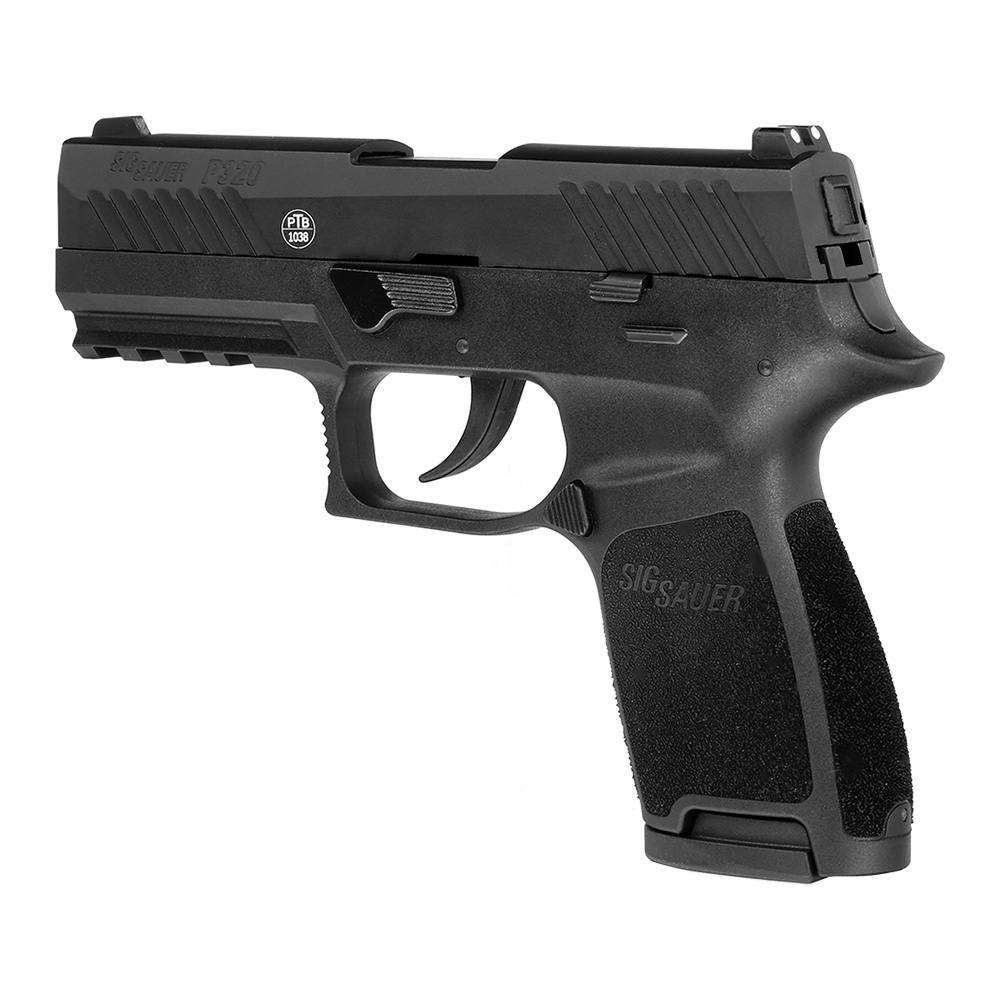 Sig Sauer P320 Schreckschuss Pistole 9mm P.A.K. schwarz inkl. 100 Schuss Platzpatronen Bild 9