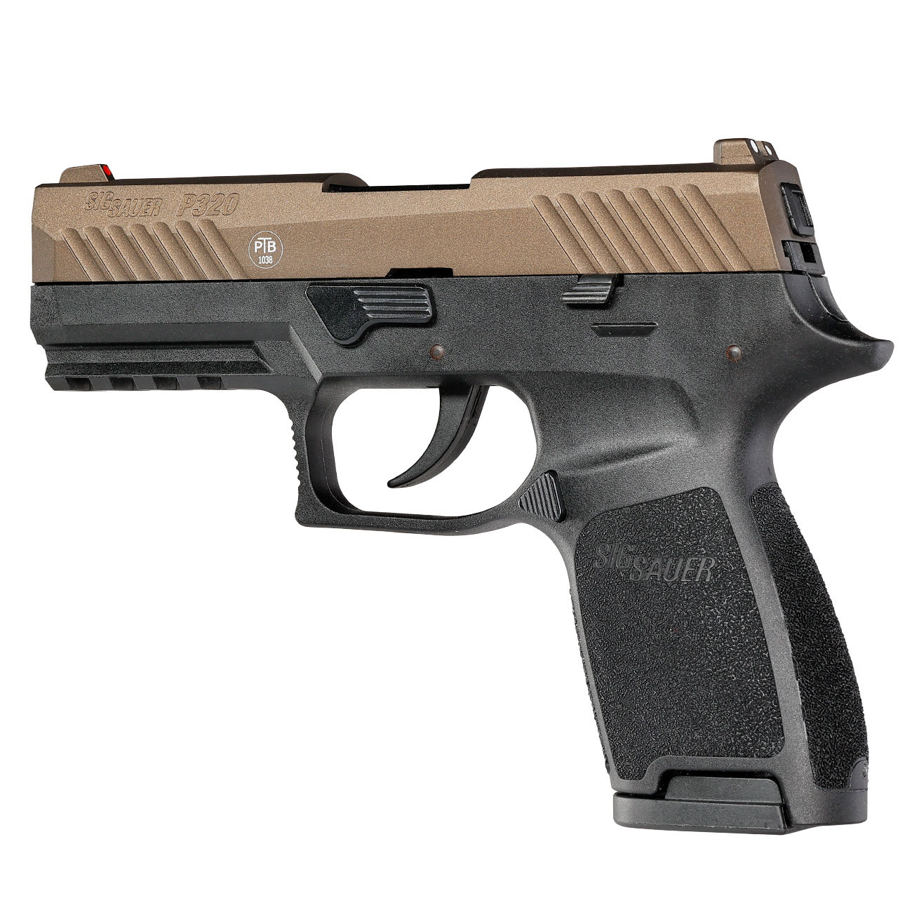 Sig Sauer P320 Schreckschuss Pistole 9mm P.A.K. midnight bronze inkl. 100 Schuss Platzpatronen Bild 7