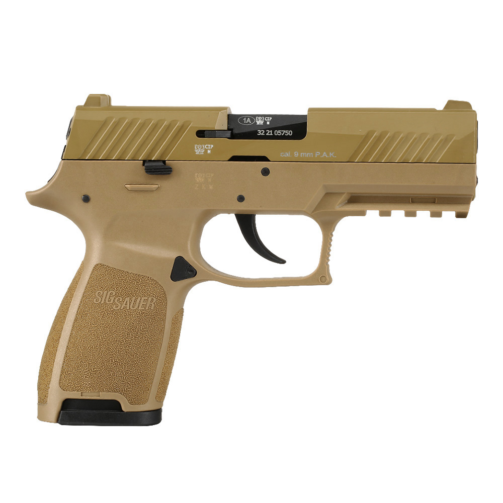 Sig Sauer P320 Schreckschuss Pistole 9mm P.A.K. dark earth inkl. Coptex Gürtelholster kaufen Sig Sauer P320 Schreckschuss Pistole 9mm P.A.K. dark earth inkl. Coptex Gürtelholster kaufen