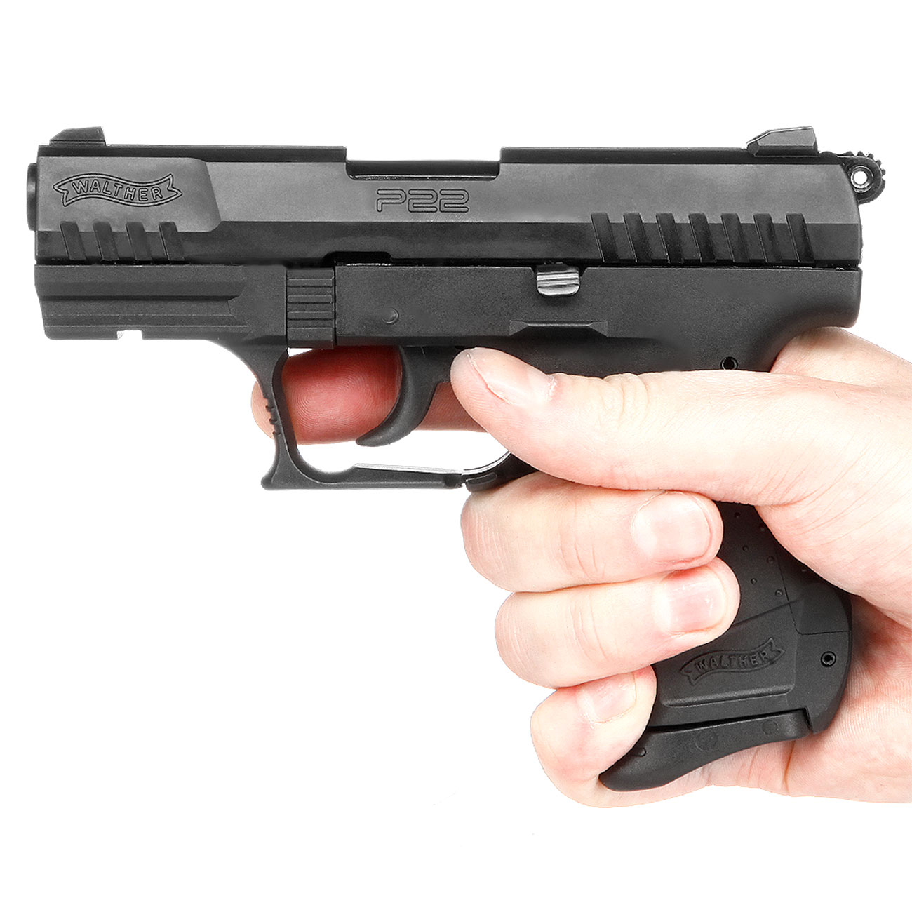 Walther P22 Ready Schreckschuss Pistole 9mm P.A.K. brniert Bild 1