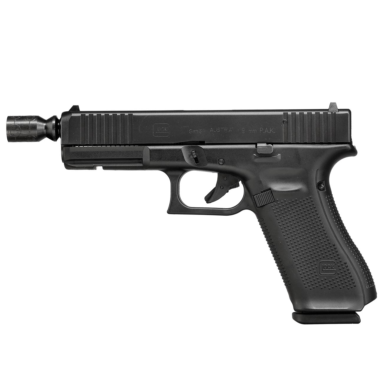 Glock 17 Gen5 SV Schreckschuss Pistole 9mm P.A.K. brniert streng limitiert inkl. Glock Koffer und Wechsel-Griffrcken Bild 10