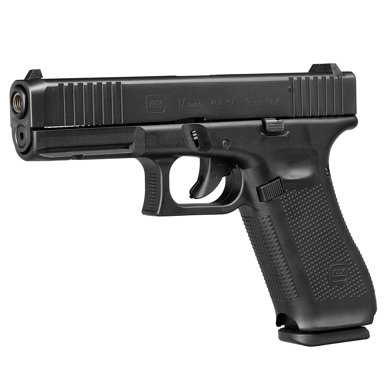 Glock 17 Gen5 SV Schreckschuss Pistole 9mm P.A.K. brniert streng limitiert inkl. Glock Koffer und Wechsel-Griffrcken Bild 2