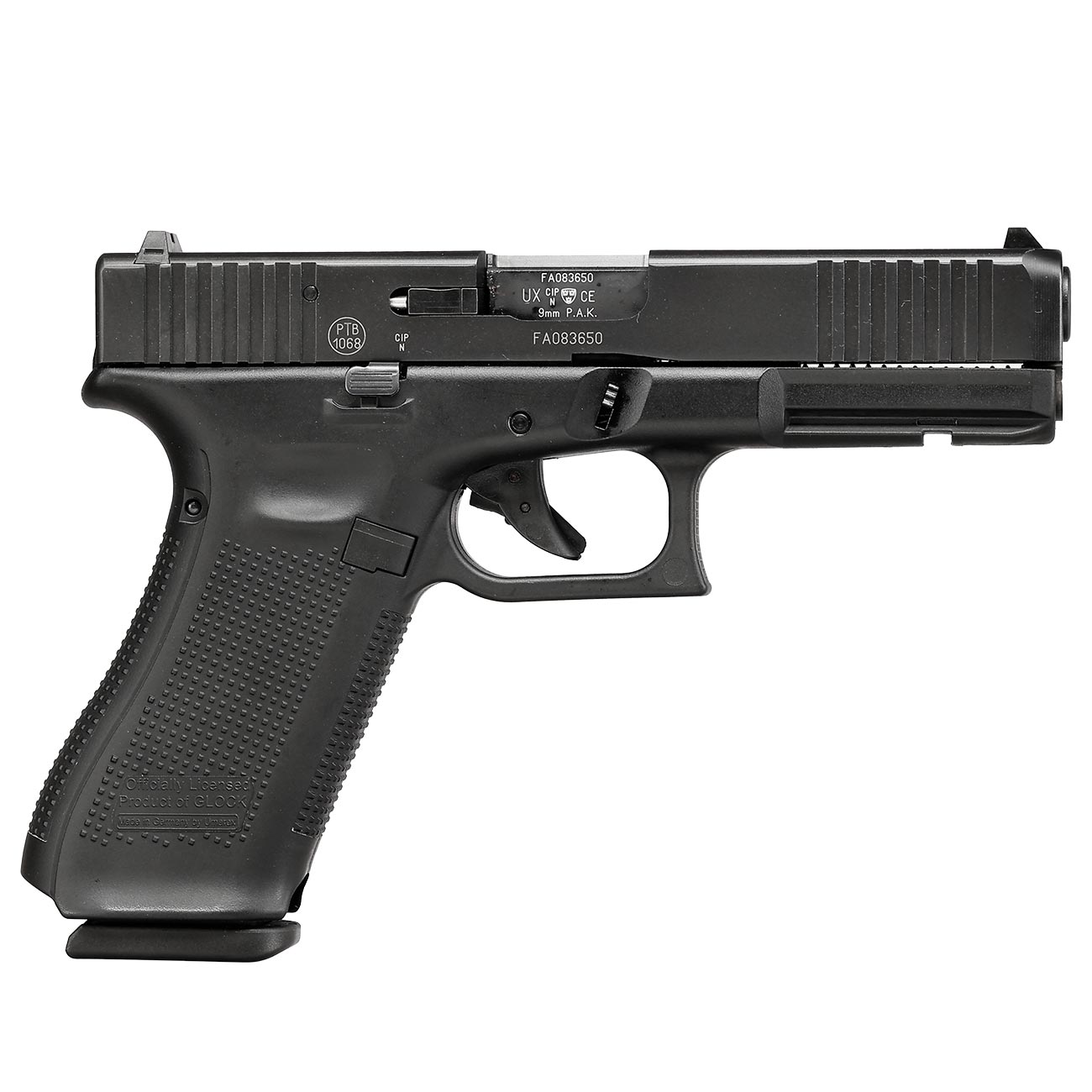 Glock 17 Gen5 SV Schreckschuss Pistole 9mm P.A.K. brniert streng limitiert inkl. Glock Koffer und Wechsel-Griffrcken Bild 3