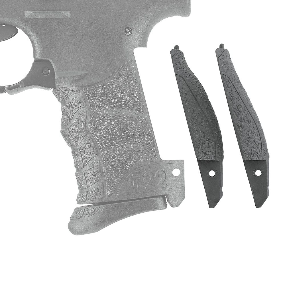 Walther P22Q Schreckschuss Pistole 9mm P.A.K. nickel inkl. austauschbare Griffrücken (S, L) Bild 3