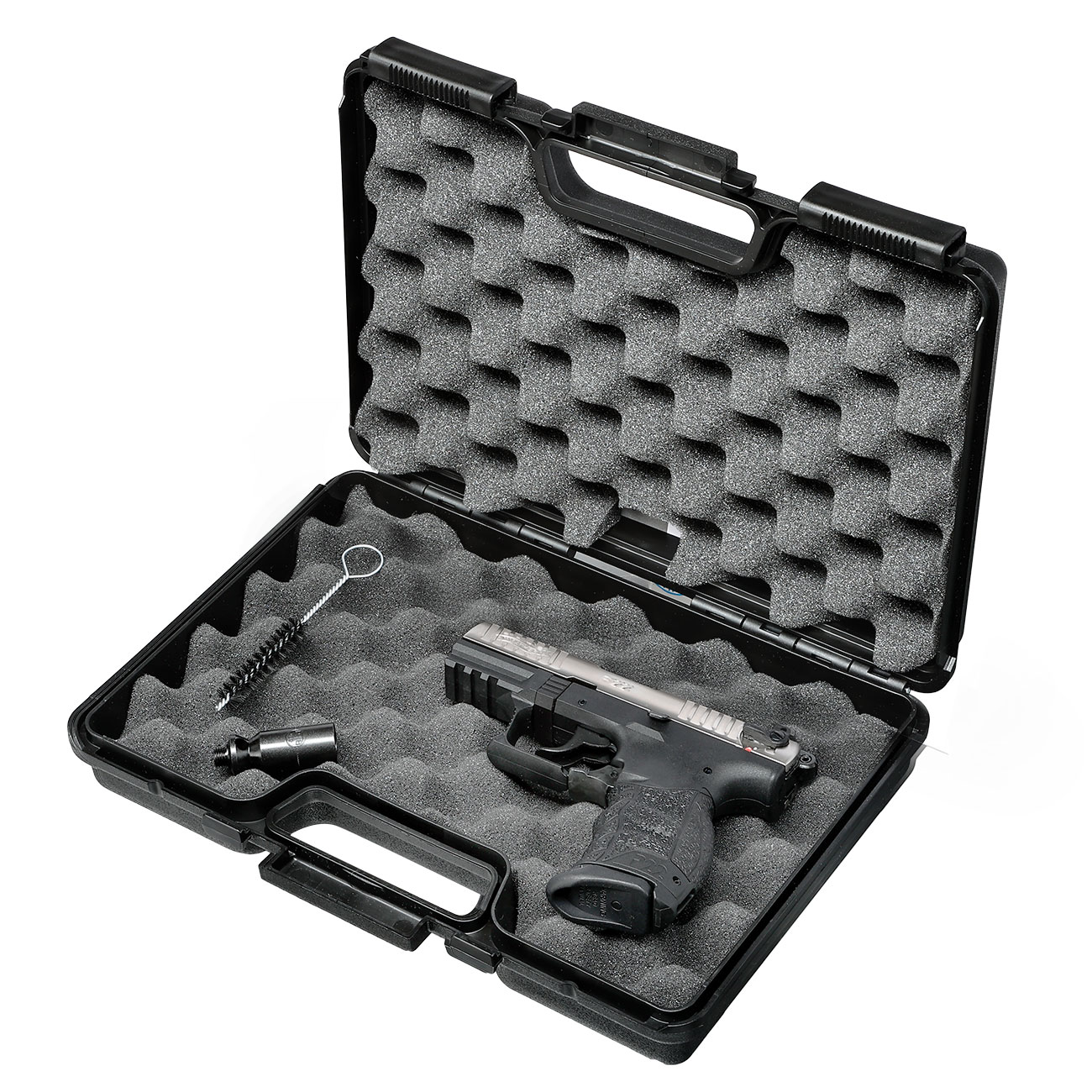 Walther P22Q Schreckschuss Pistole 9mm P.A.K. nickel inkl. austauschbare Griffrcken (S, L) Bild 4