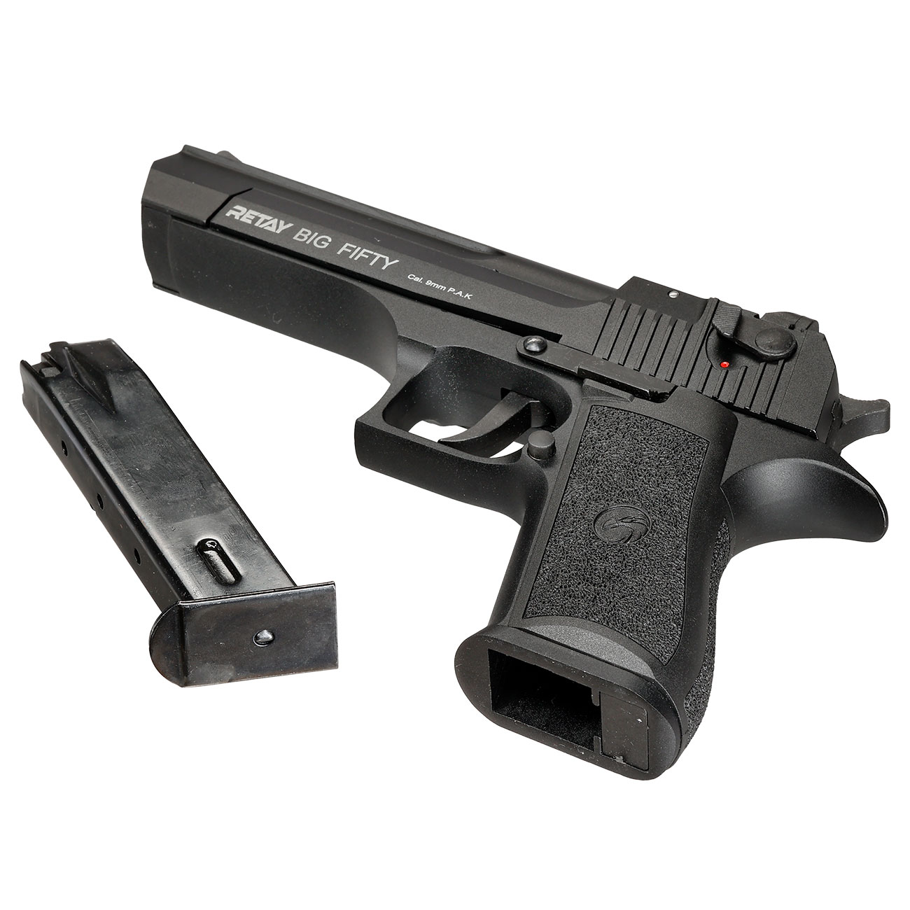 Retay Big Fifty Schreckschusspistole 9mm P.A.K. brniert Bild 6