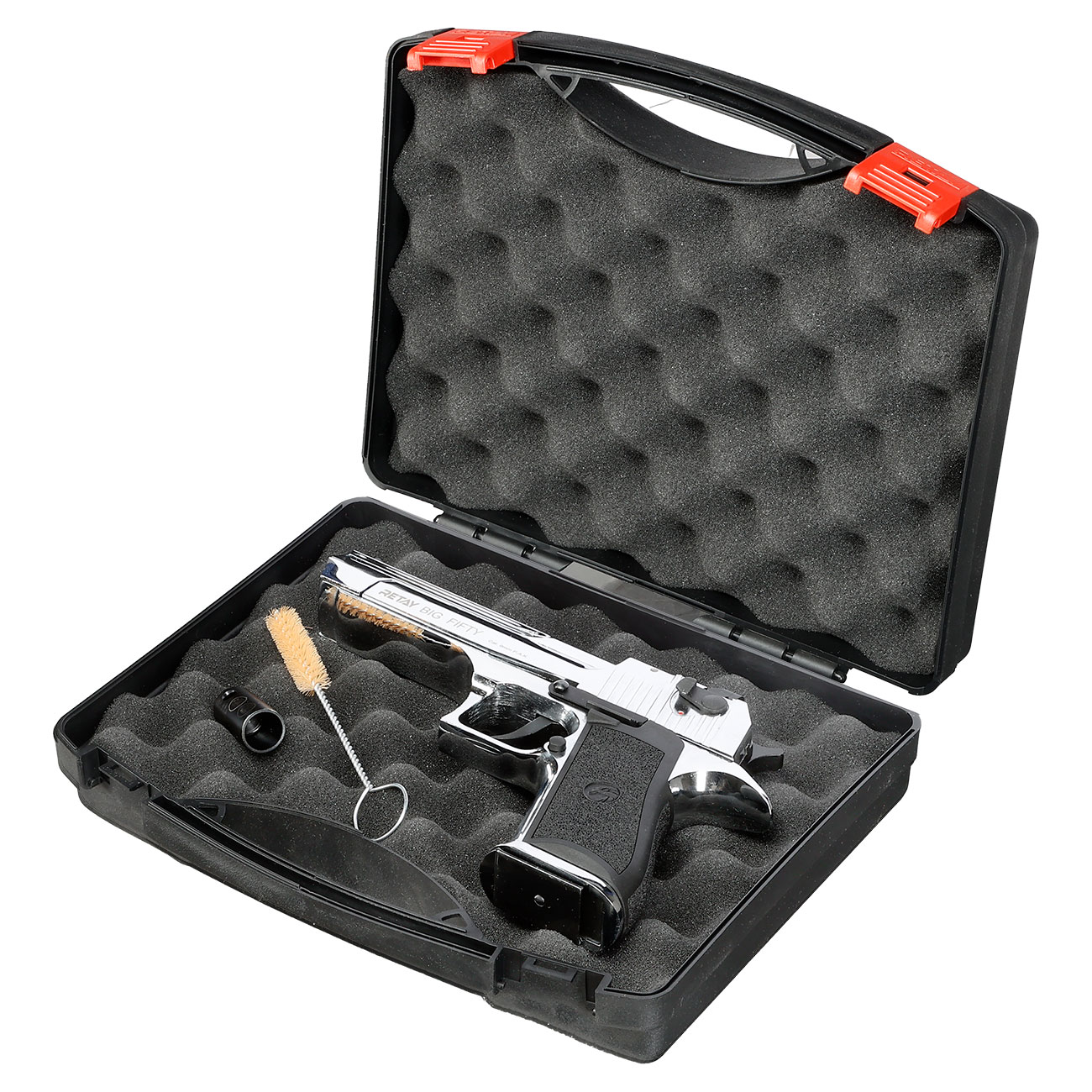 Retay Big Fifty Schreckschusspistole 9mm P.A.K. chrome-finish Bild 4