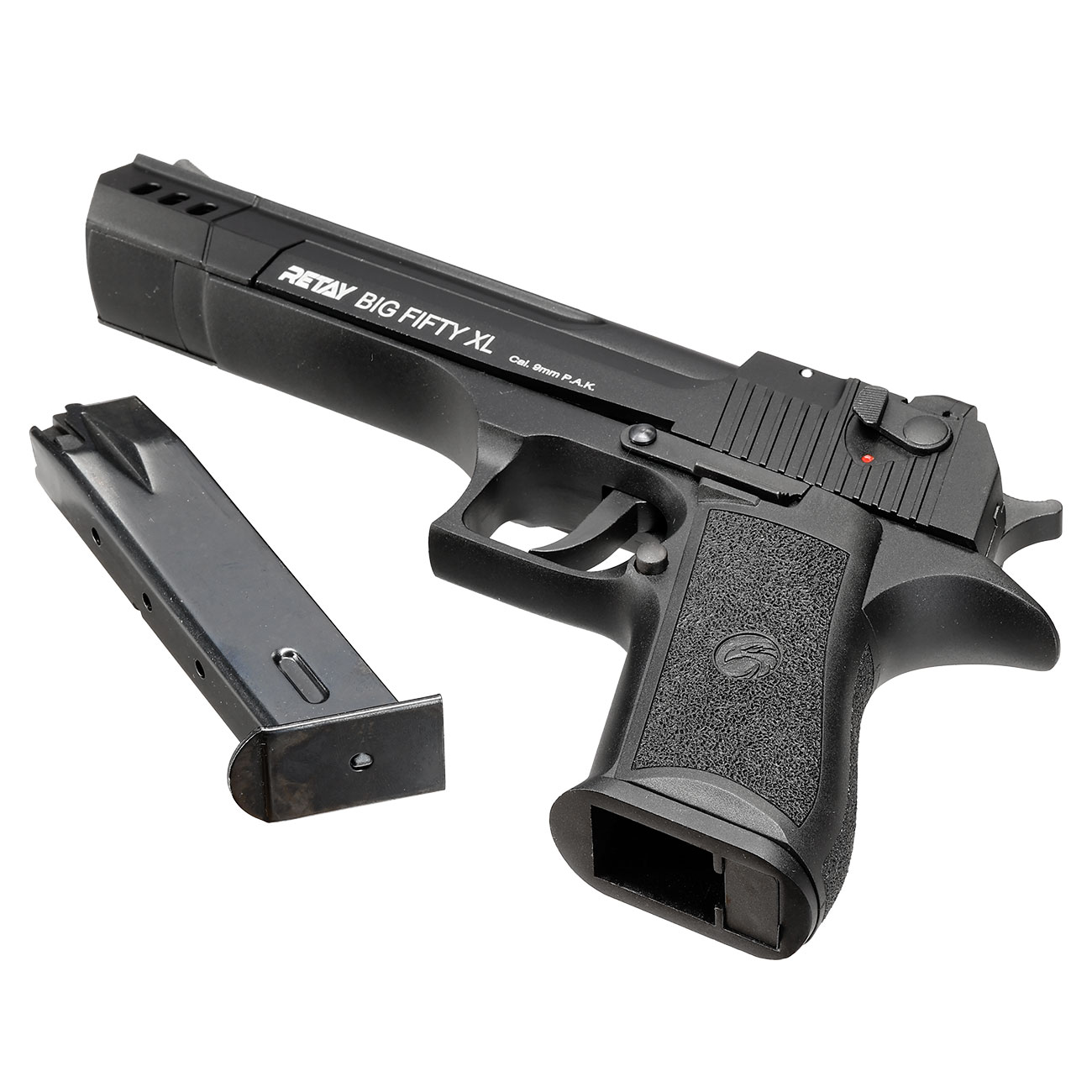 Retay Big Fifty XL Schreckschusspistole 9mm P.A.K. brniert Bild 6