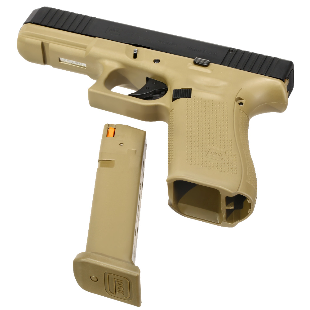 Glock 17 Gen5 Schreckschuss Pistole 9mm P.A.K. coyote French Army