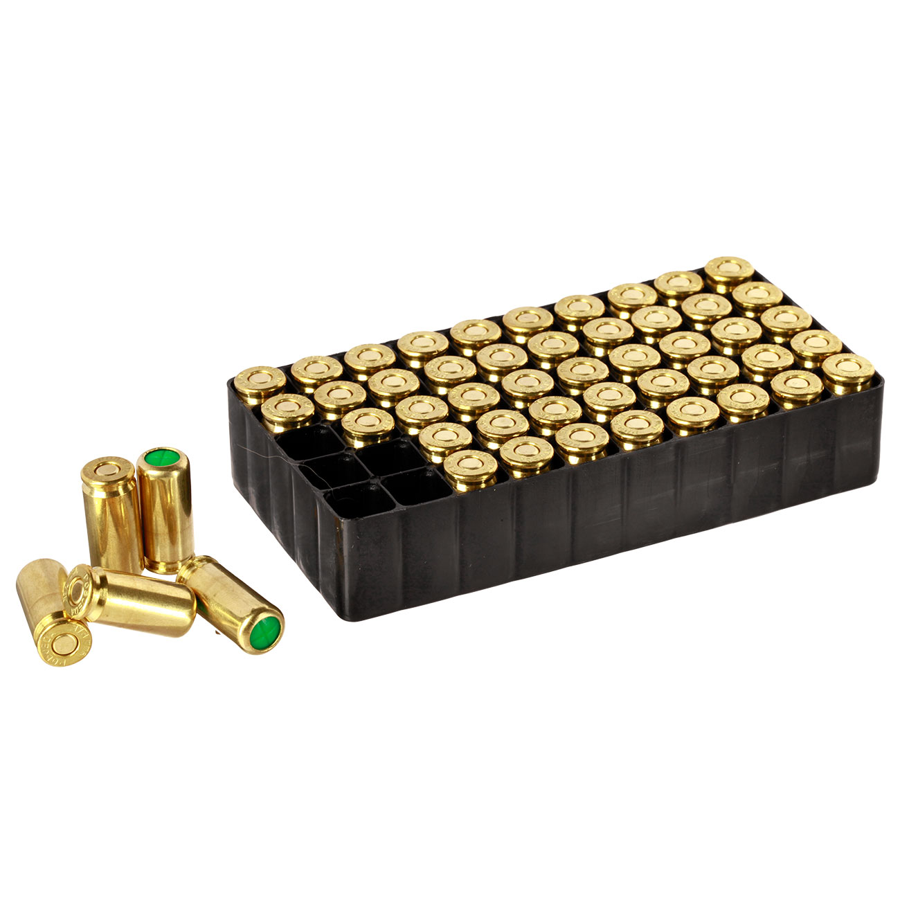 Pobjeda Brass Blitz Knallpatronen 9mm P.A.K. 50 Stck - Messinghlse Bild 8