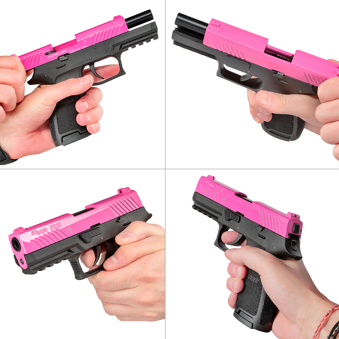 Sig Sauer P320 Schreckschuss Pistole 9mm P.A.K. pink inkl. Waffenkoffer Bild 11