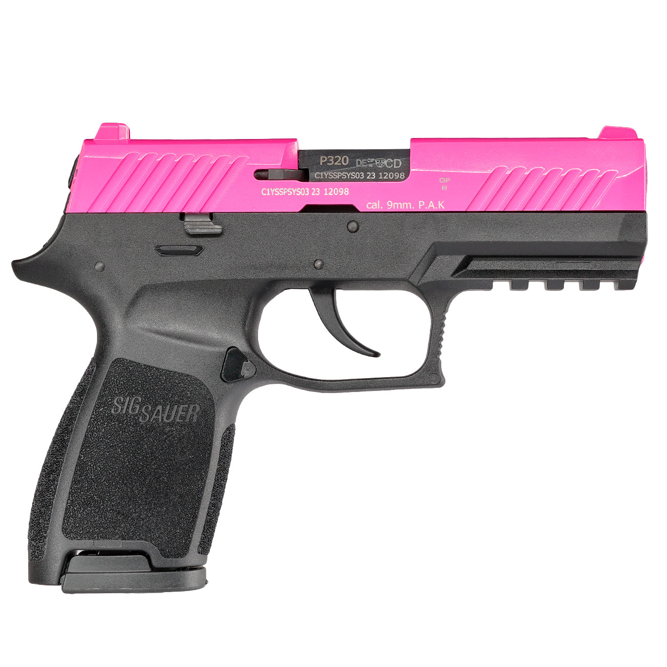 Sig Sauer P320 Schreckschuss Pistole 9mm P.A.K. pink inkl. Waffenkoffer Bild 3