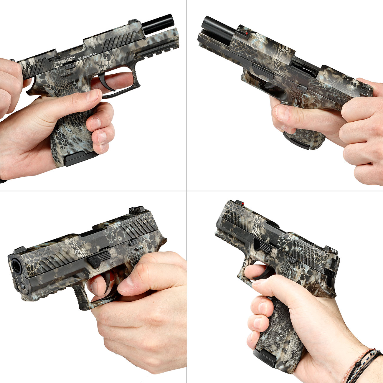 Sig Sauer P320 Schreckschuss Pistole 9mm P.A.K. Cobra camo inkl. Waffenkoffer Bild 11