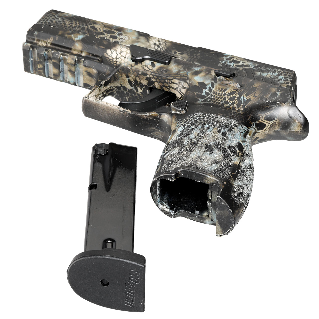Sig Sauer P320 Schreckschuss Pistole 9mm P.A.K. Cobra camo inkl. Waffenkoffer Bild 6