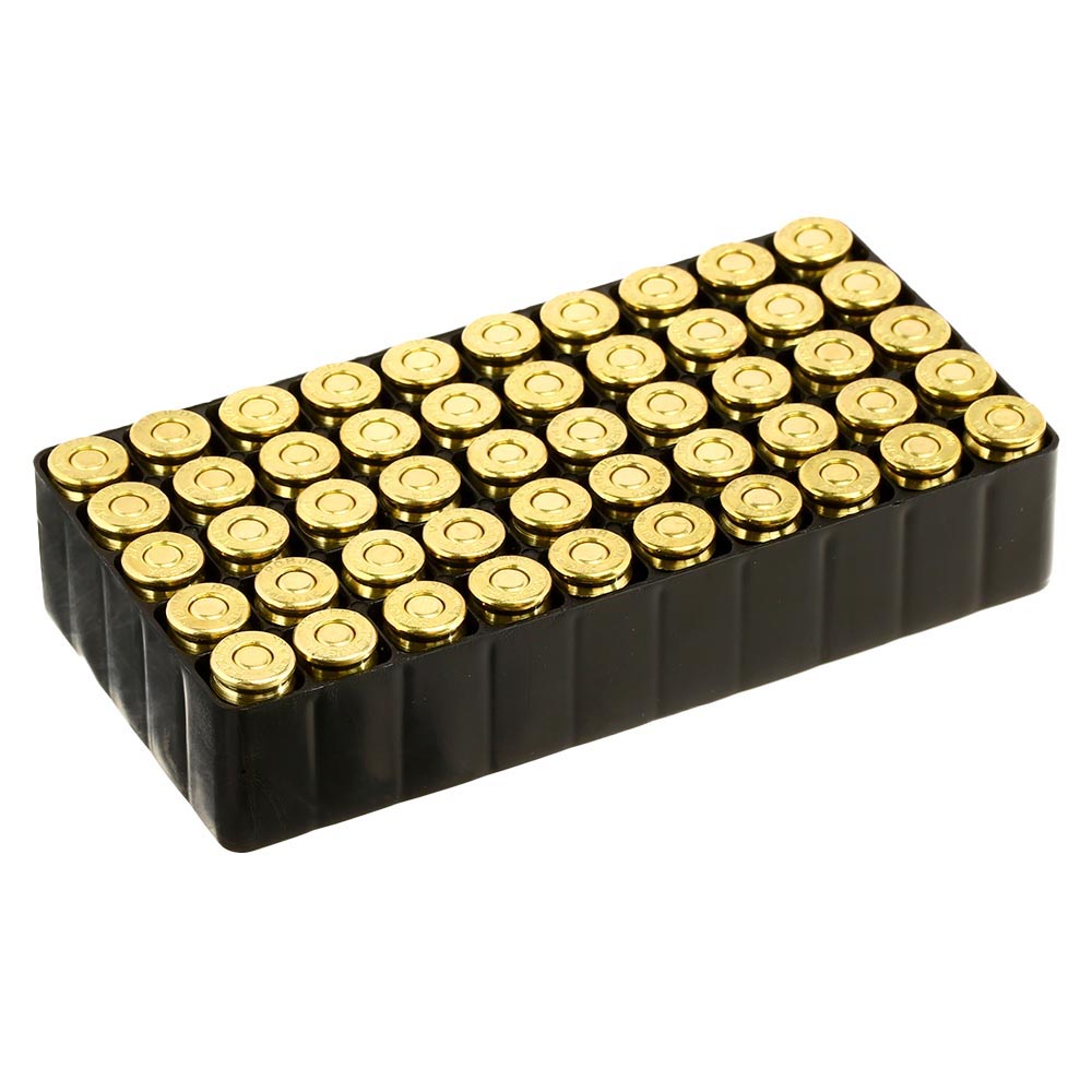 Pobjeda Brass Blitz Knallpatronen 9mm P.A.K. - Messinghlse 2x 50 Stck Bild 1