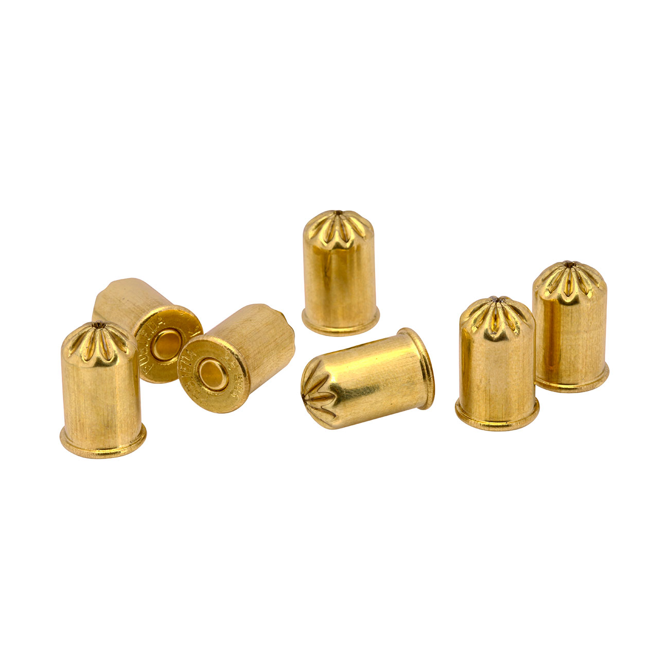 Pobjeda Brass Blitz Knallpatronen Kal. 9 mm R.K. 50 Stck - Messinghlse Bild 5