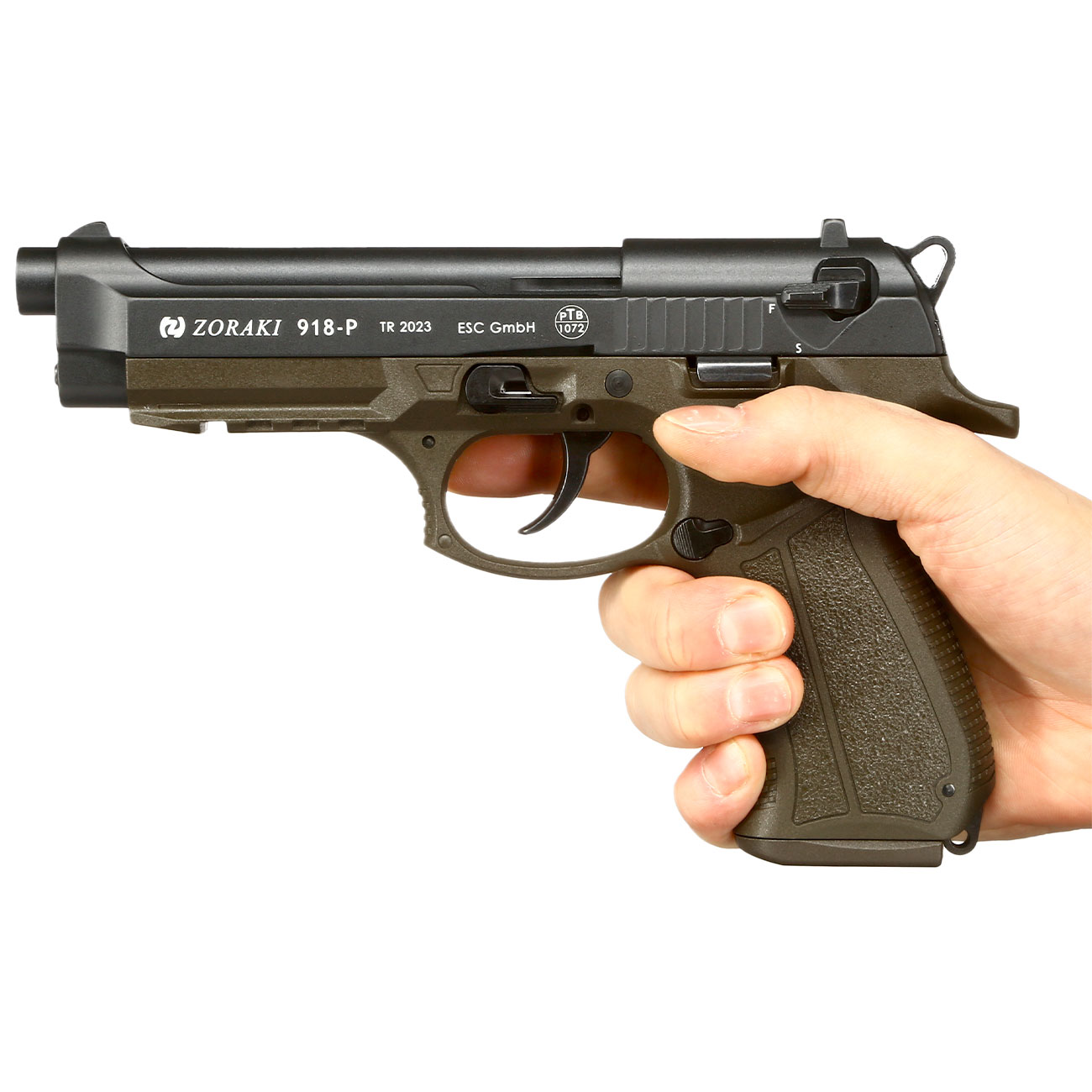 Zoraki 918 Schreckschuss-Pistole 9mm P.A. ODG Bild 5