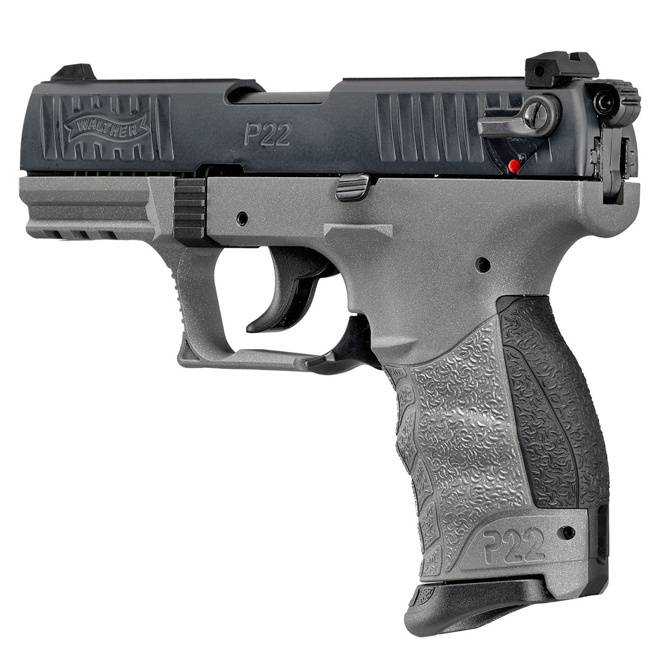 SONDERATION - Walther P22Q Schreckschuss Pistole 9mm P.A.K. Cerakote Meteor Gray inkl. 100 Schuss Platzpatronen Bild 7
