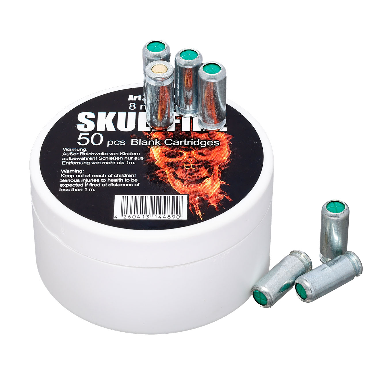 Pobjeda Skullfire Knallpatronen 8mm P.A.K. 50 Stck Bild 4