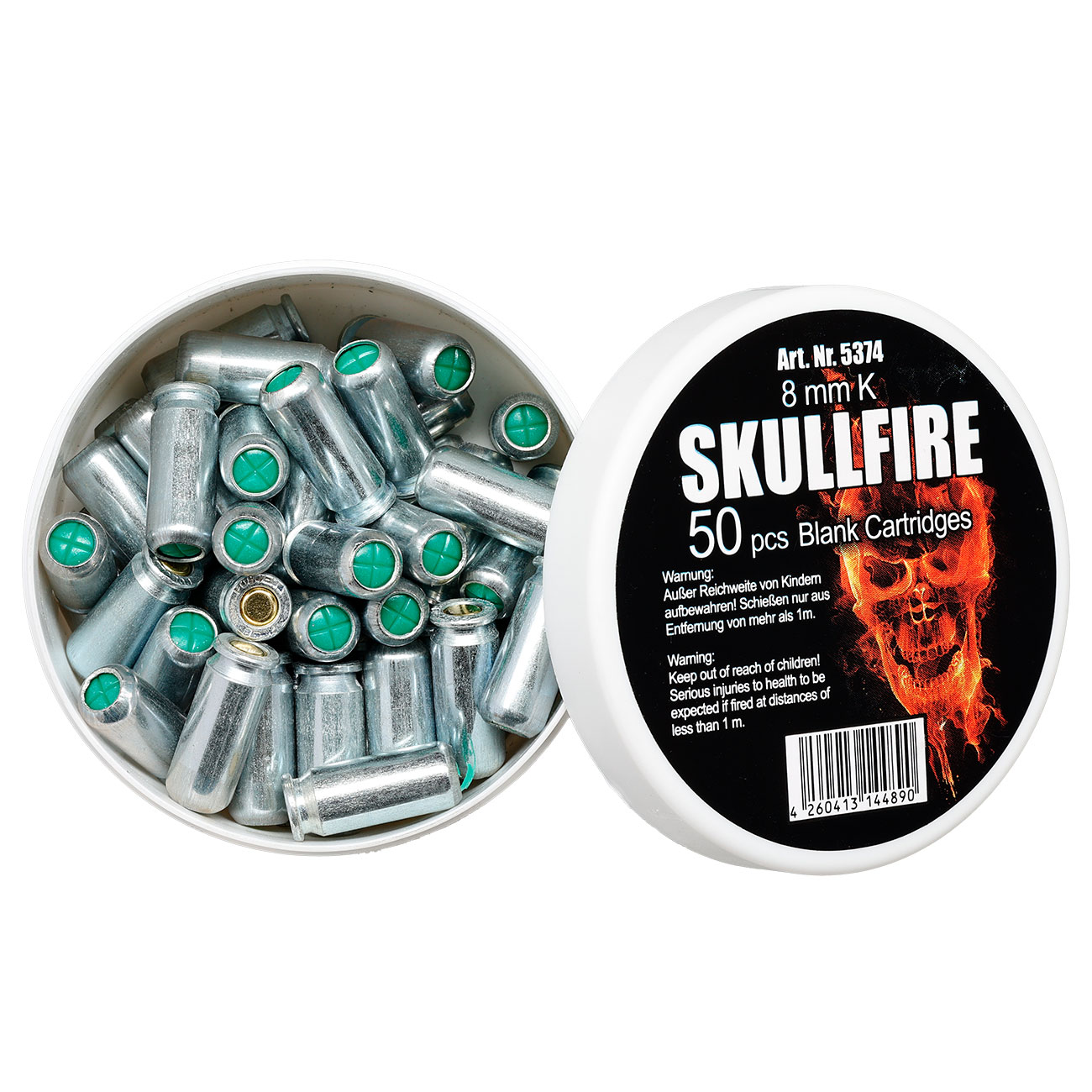 Pobjeda Skullfire Knallpatronen 8mm P.A.K. 50 Stck Bild 6