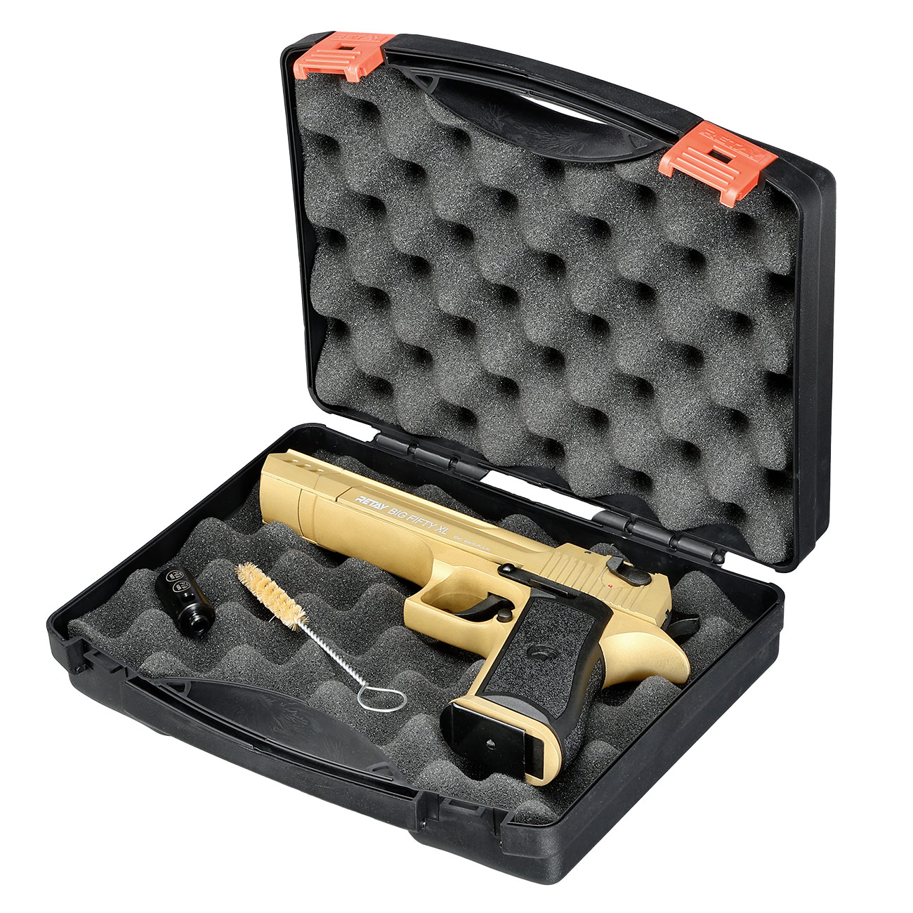 Retay Big Fifty XL Schreckschusspistole 9mm P.A.K. gold Bild 4