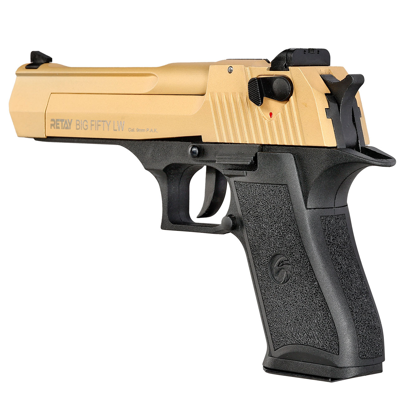 Retay Big Fifty LW Schreckschusspistole 9mm P.A.K. gold Bild 7