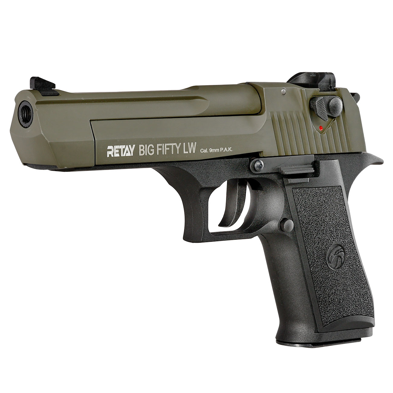 Retay Big Fifty LW Schreckschusspistole 9mm P.A.K. oliv Bild 2