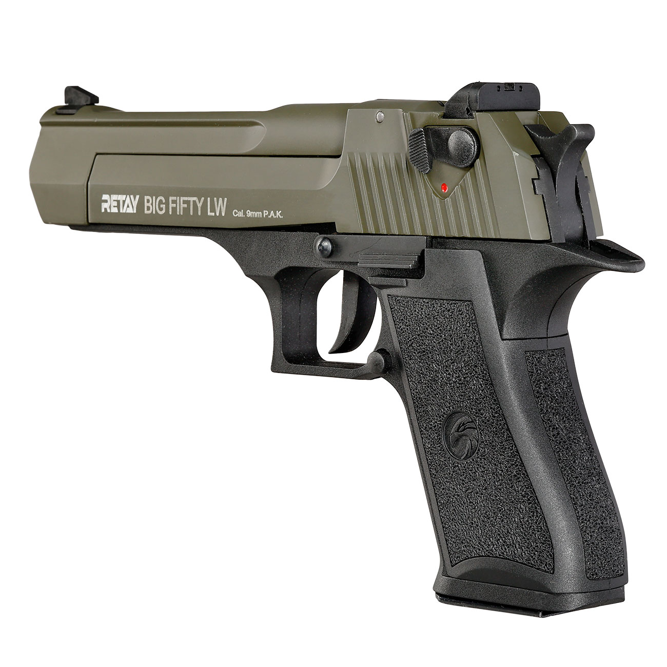 Retay Big Fifty LW Schreckschusspistole 9mm P.A.K. oliv Bild 7