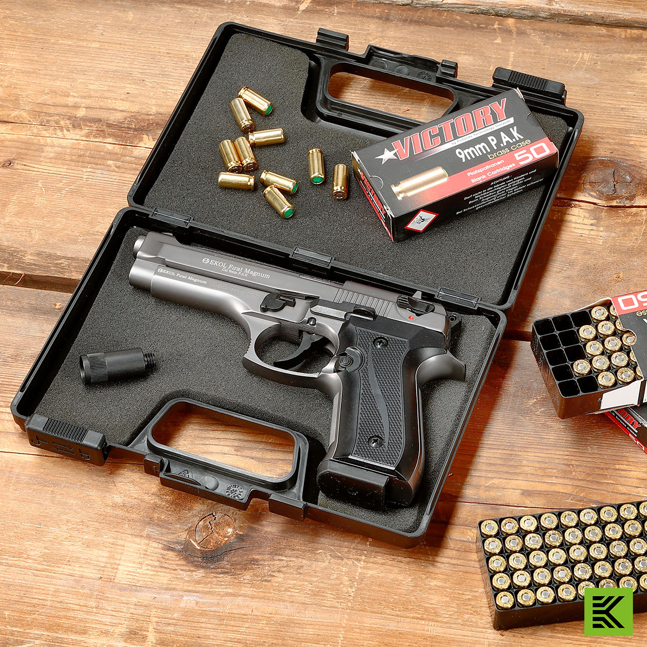 Ekol Firat Magnum Schreckschuss Pistole titan Kal. 9mm P.A.K. Bild 1