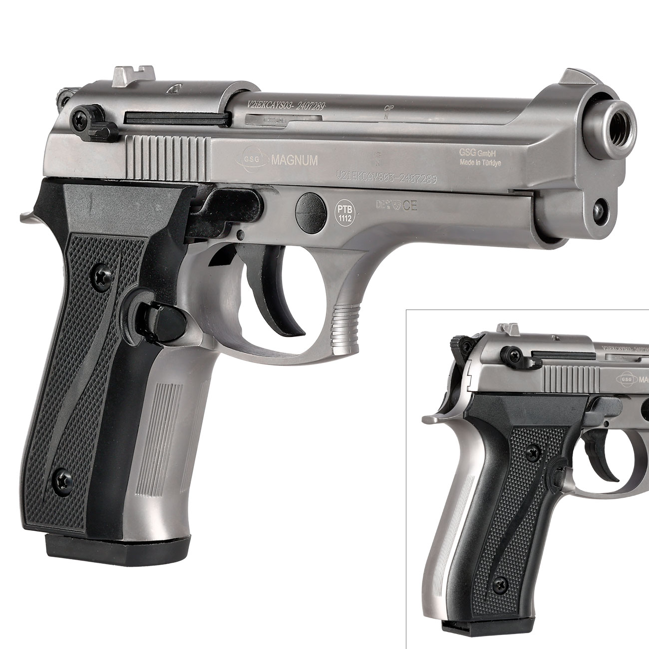 Ekol Firat Magnum Schreckschuss Pistole titan Kal. 9mm P.A.K. Bild 9