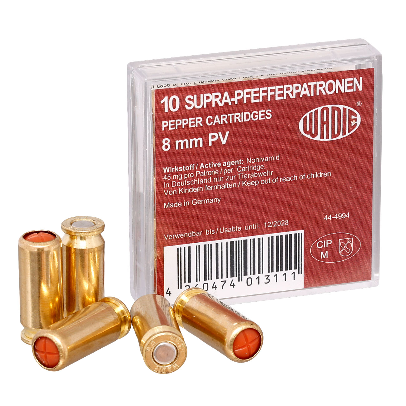 Wadie Pfefferpatronen 8mm Supra PV