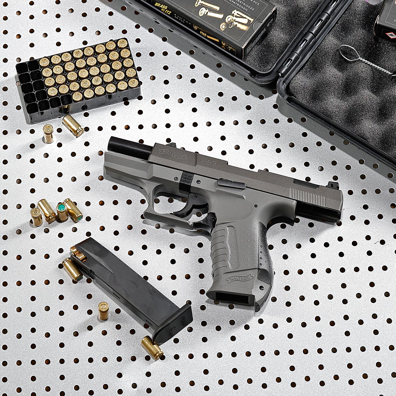 Walther P99 SV Schreckschuss Pistole 9 mm P.A.K. grau mit Stahlverschluss Bild 1