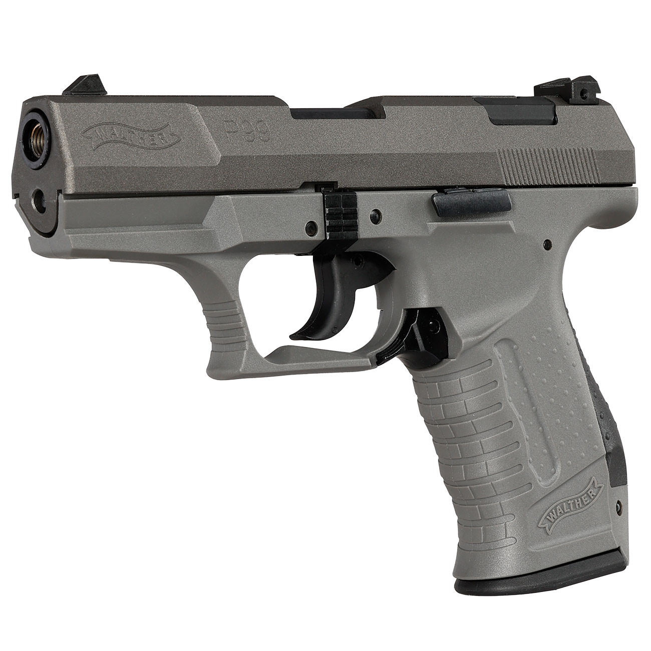 Walther P99 SV Schreckschuss Pistole 9 mm P.A.K. grau mit Stahlverschluss Bild 2
