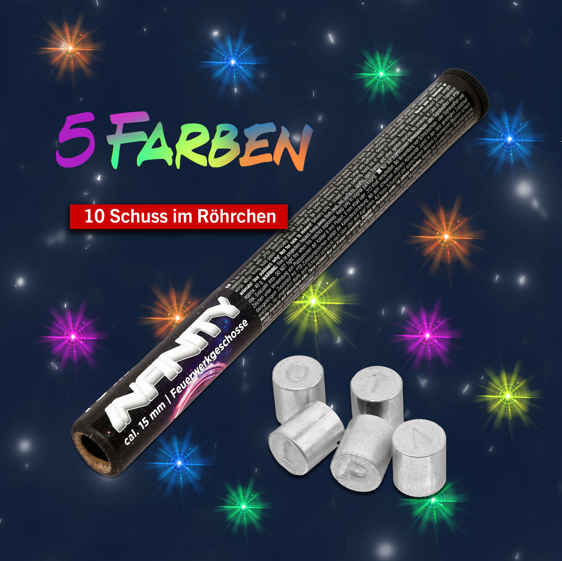 Umarex Signalmunition Leucht-Signalsterne Infinty 10 Stck