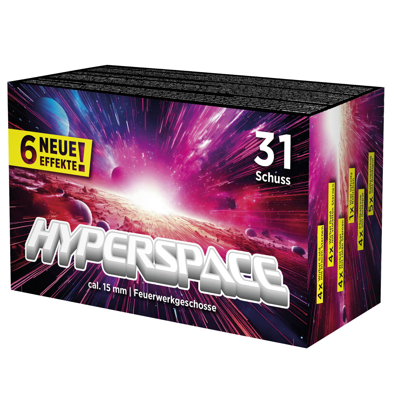 Umarex Signaleffekte Hyperspace Set - 31 teiliges Feuerwerksset mit 6 neuen unterschiedlichen Effekten Bild 1