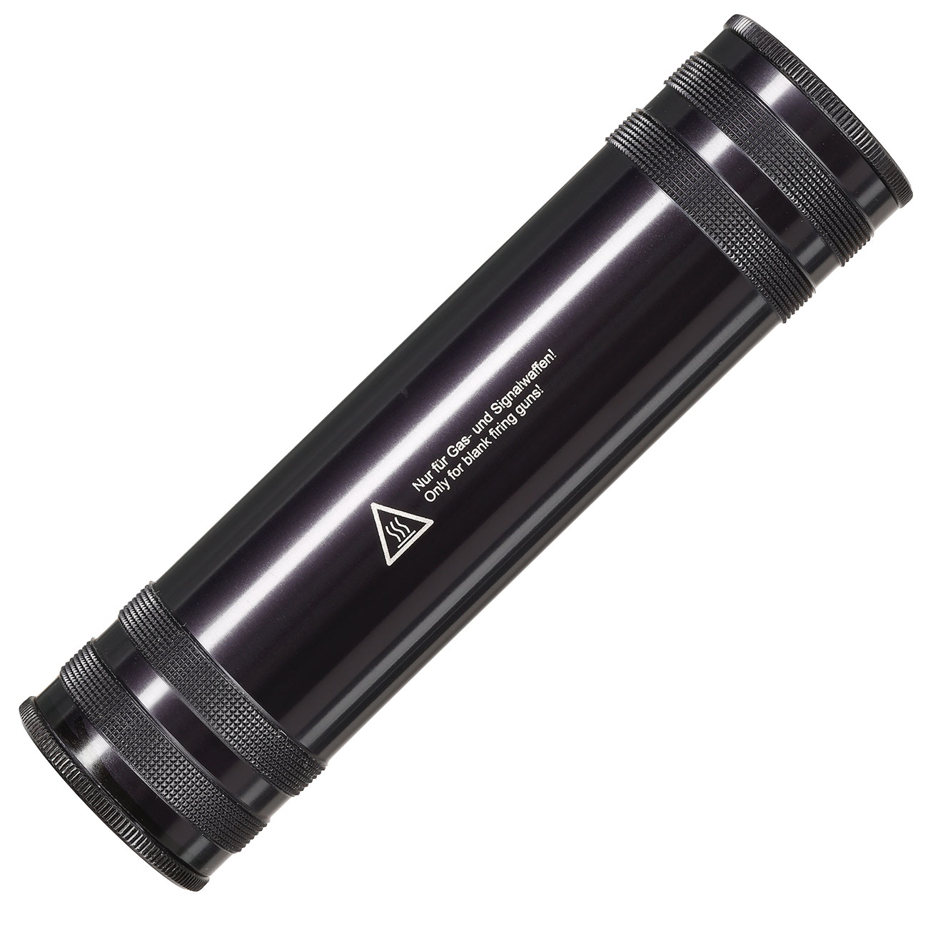 Zoraki Schalld�mpfer f. Schreckschusswaffen inkl. 4 Montageadapter schwarz Bild 5