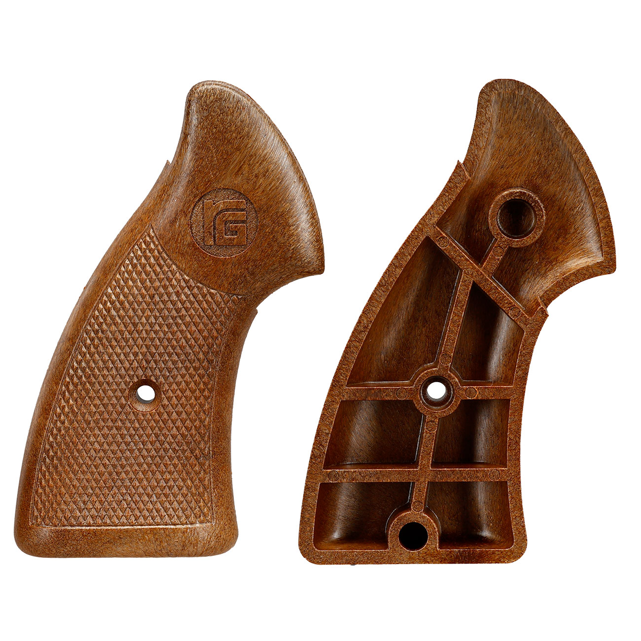 R�hm Griffschalen f. RG79 / RG69 / RG89 / RG99 Revolverserie - Holzoptik Bild 3