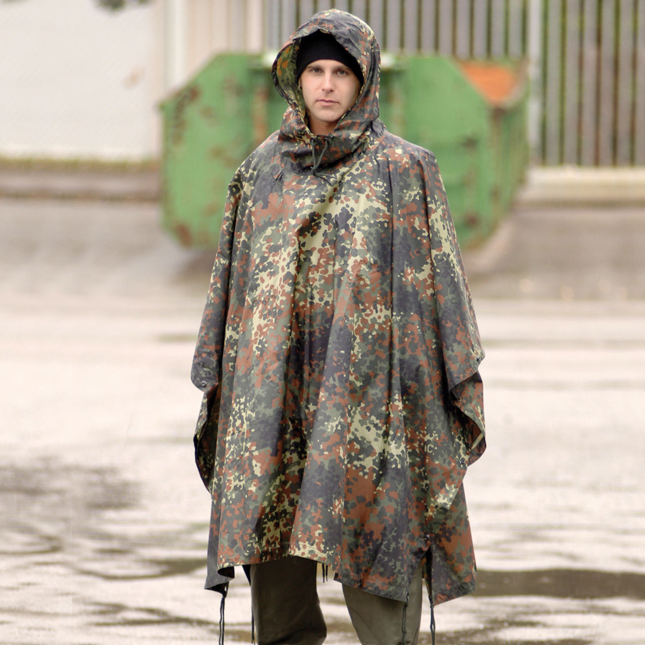 Manifesteren deugd draadloze Poncho Ripstop flecktarn kaufen - Kotte & Zeller