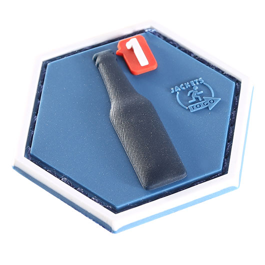 JTG 3D Rubber Patch mit Klettflche Bieranfrage fullcolor Bild 1