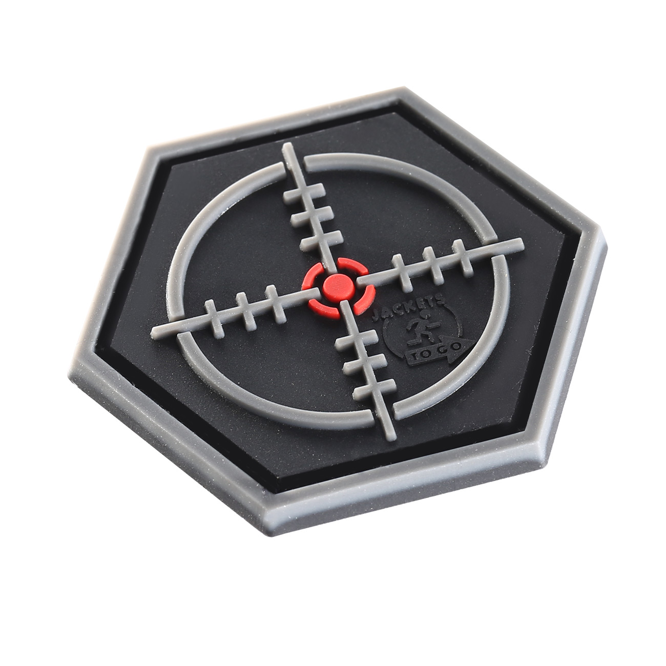 JTG 3D Rubber Patch mit Klettflche Sniper Scope schwarz/grau Bild 1