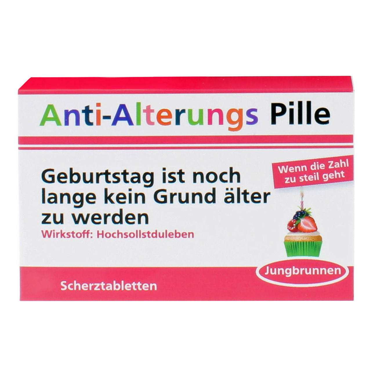 Scherzartikel Schokolinsen Anti-Alterungs Pille