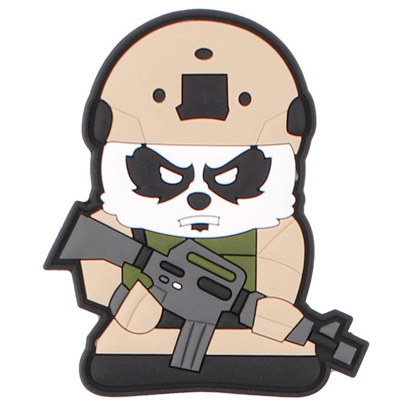3D Rubber Patch Tactical Panda