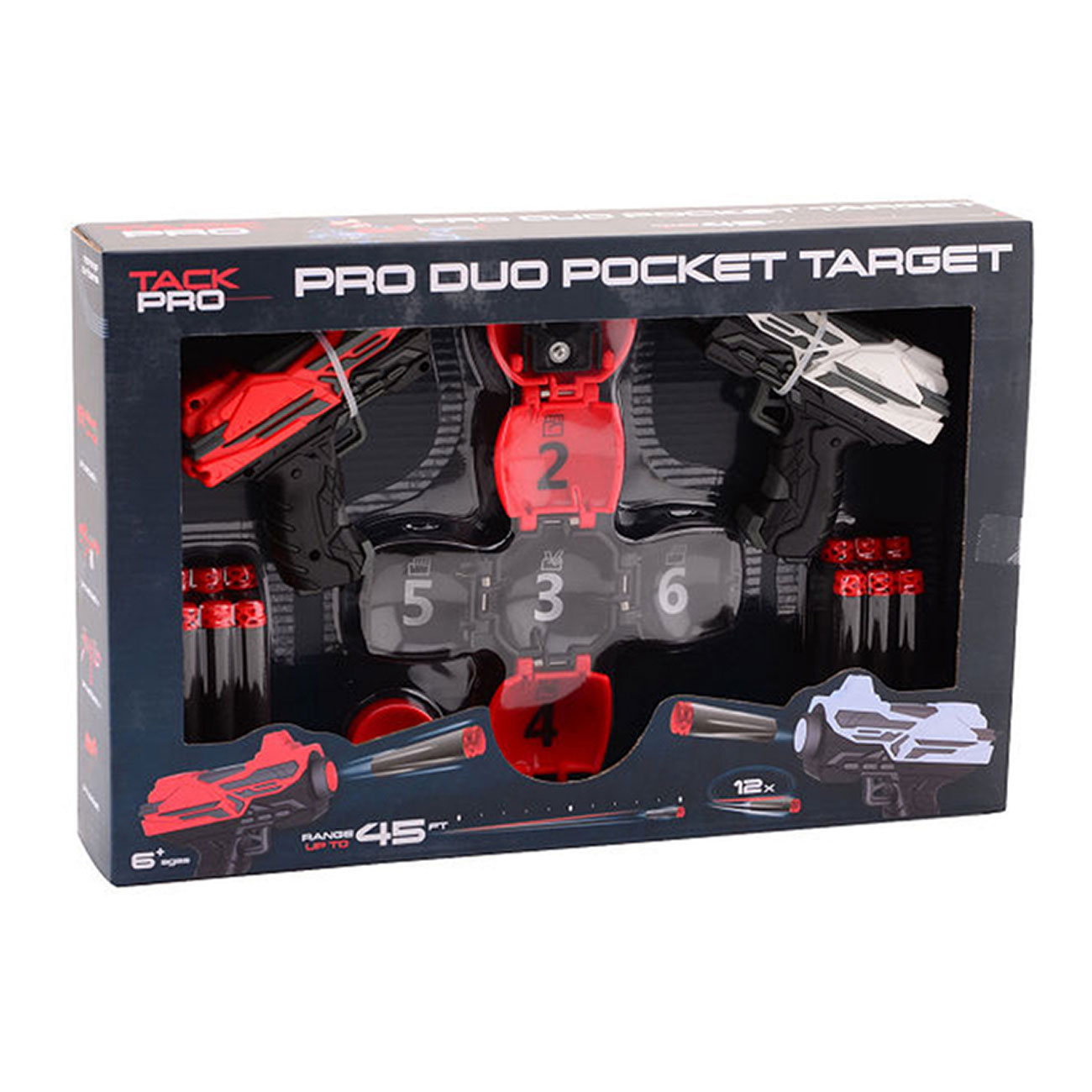 Tack Pro Shooter Set - 2 x 11 cm Duo Pocket Target inkl. 12 Pfeile Bild 4
