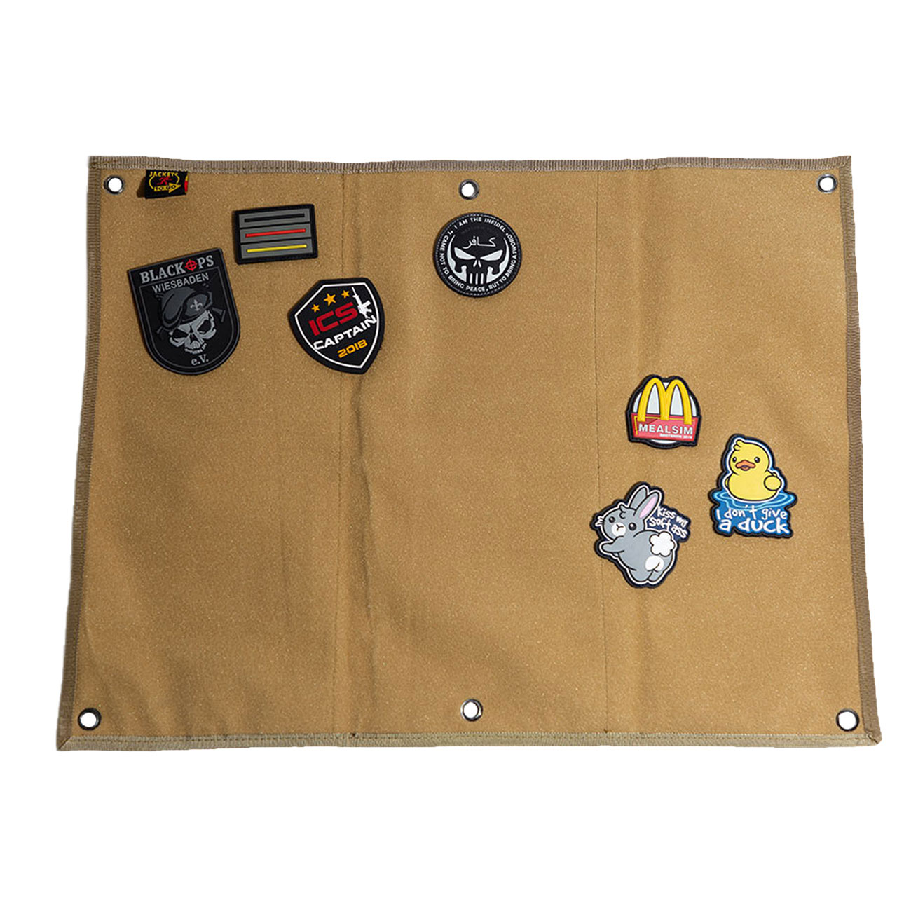 JTG faltbares Morale Patch Panel 57 x 44cm coyote braun Kotte & Zeller