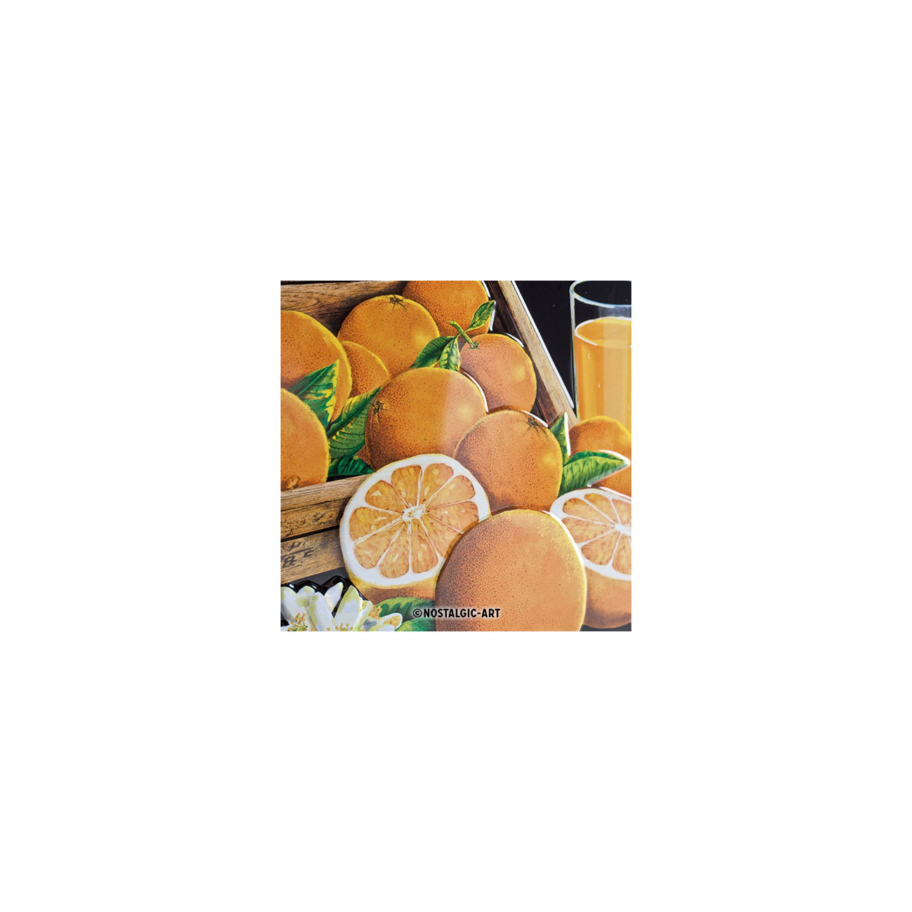 Blechschild Enjoy Oranges 30 x 40 cm Bild 1