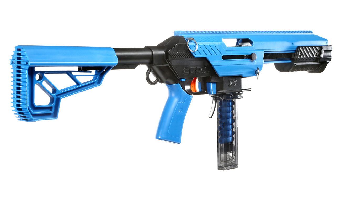 CEDA Model-S Jet Blaster blau/schwarz inkl. 15 Darts Bild 1